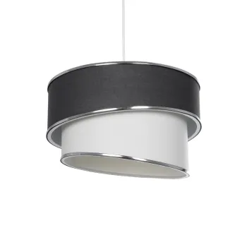 GLOBOSTAR® SONIA 203-0123 Μοντέρνο Κρεμαστό Φωτιστικό Οροφής με Ντουί 1 x E27 AC 220-240V IP20 - Γκρι & Λευκό - Μ30 x Π30 x Υ24cm GLOBOSTAR® SONIA 203-0123 Μοντέρνο Κρεμαστό Φωτιστικό Οροφής με Ντουί 1 x E27 AC 220-240V IP20 - Γκρι & Λευκό - Μ30 x Π30 x Υ24cm