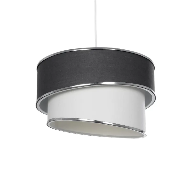 GLOBOSTAR® SONIA 203-0123 Μοντέρνο Κρεμαστό Φωτιστικό Οροφής με Ντουί 1 x E27 AC 220-240V IP20 - Γκρι & Λευκό - Μ30 x Π30 x Υ24cm GLOBOSTAR® SONIA 203-0123 Μοντέρνο Κρεμαστό Φωτιστικό Οροφής με Ντουί 1 x E27 AC 220-240V IP20 - Γκρι & Λευκό - Μ30 x Π30 x Υ24cm