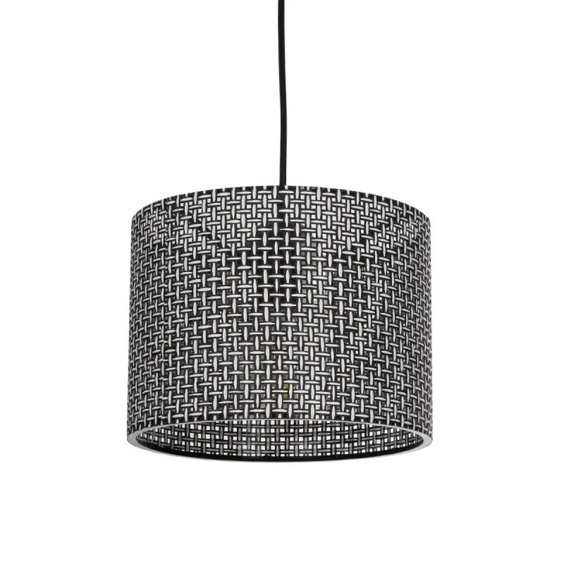 GLOBOSTAR® CLAIRIE 203-0133 Μοντέρνο Κρεμαστό Φωτιστικό Οροφής με Ντουί 1 x E27 AC 220-240V IP20 - Μαύρο & Λευκό - Μ22 x Π22 x Υ18cm GLOBOSTAR® CLAIRIE 203-0133 Μοντέρνο Κρεμαστό Φωτιστικό Οροφής με Ντουί 1 x E27 AC 220-240V IP20 - Μαύρο & Λευκό - Μ22 x Π22 x Υ18cm
