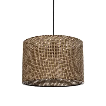 GLOBOSTAR® CLAIRIE 203-0135 Μοντέρνο Κρεμαστό Φωτιστικό Οροφής με Ντουί 1 x E27 AC 220-240V IP20 - Καφέ - Μ30 x Π30 x Υ22cm GLOBOSTAR® CLAIRIE 203-0135 Μοντέρνο Κρεμαστό Φωτιστικό Οροφής με Ντουί 1 x E27 AC 220-240V IP20 - Καφέ - Μ30 x Π30 x Υ22cm