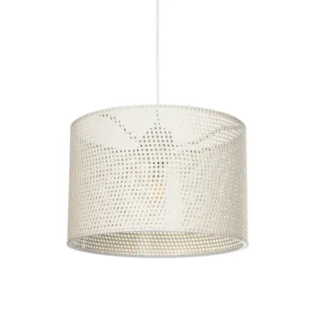 GLOBOSTAR® CLAIRIE 203-0137 Μοντέρνο Κρεμαστό Φωτιστικό Οροφής με Ντουί 1 x E27 AC 220-240V IP20 - Μπεζ - Μ30 x Π30 x Υ22cm GLOBOSTAR® CLAIRIE 203-0137 Μοντέρνο Κρεμαστό Φωτιστικό Οροφής με Ντουί 1 x E27 AC 220-240V IP20 - Μπεζ - Μ30 x Π30 x Υ22cm