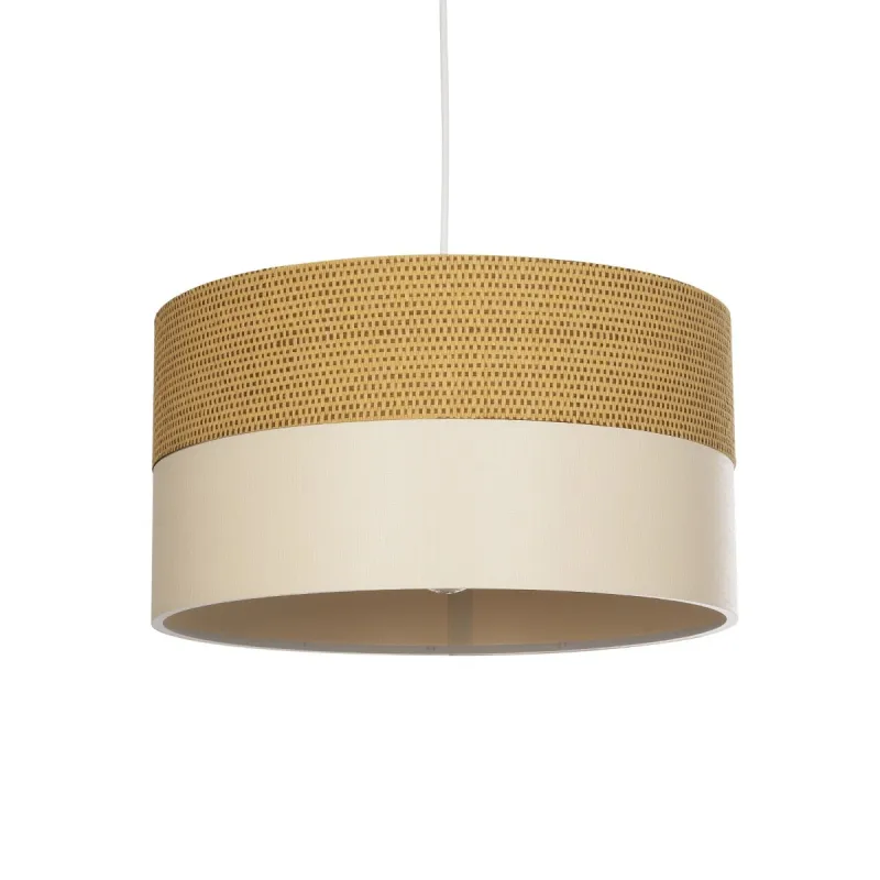 GLOBOSTAR® LIVA 203-0173 Μοντέρνο Κρεμαστό Φωτιστικό Οροφής με Ντουί 1 x E27 AC 220-240V IP20 - Καφέ & Μπεζ - Μ38 x Π38 x Υ20cm GLOBOSTAR® LIVA 203-0173 Μοντέρνο Κρεμαστό Φωτιστικό Οροφής με Ντουί 1 x E27 AC 220-240V IP20 - Καφέ & Μπεζ - Μ38 x Π38 x Υ20cm