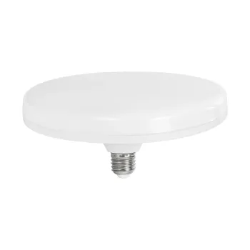 GLOBOSTAR® UFO 60072 Λάμπα E27 F220 LED 32W 3200lm 180° AC 220-240V IP20 Ψυχρό Λευκό 6000K - Lumileds SMD Chip - Λευκό Γαλακτερό - Μ22 x Π22 x Υ8cm - 3 Χρόνια Εγγύηση