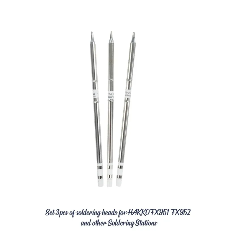 GloboStar® 79949 Drillpro T12 ΣΕΤ 3 Κεφαλών για Κολλητήρι - Σταθμού Συγκόλλησης Συμβατές με Μοντέλα HAKKO FX951 & FX952 και για Άλλα Μοντέλα GloboStar® 79949 Drillpro T12 ΣΕΤ 3 Κεφαλών για Κολλητήρι - Σταθμού Συγκόλλησης Συμβατές με Μοντέλα HAKKO FX951 & FX952 και για Άλλα Μοντέλα