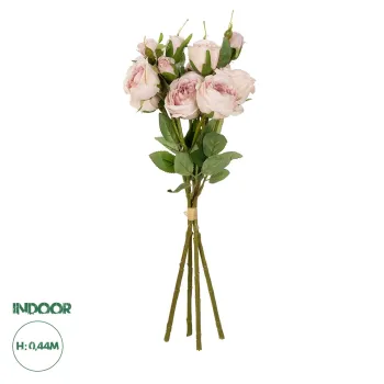GloboStar® Artificial Garden DUSTY PINK ROSE BOUQUET 21084 Τεχνητό Διακοσμητικό Μπουκέτο Τριαντάφυλλα Ανοιχτό Ροζ Y44cm GloboStar® Artificial Garden DUSTY PINK ROSE BOUQUET 21084 Τεχνητό Διακοσμητικό Μπουκέτο Τριαντάφυλλα Ανοιχτό Ροζ Y44cm