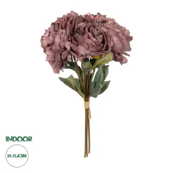 GloboStar® Artificial Garden DARK PINK PEONY FLOWER BOUQUET 21085 Τεχνητό Διακοσμητικό Μπουκέτο Σκούρο Ροζ Παιώνιας Y43cm GloboStar® Artificial Garden DARK PINK PEONY FLOWER BOUQUET 21085 Τεχνητό Διακοσμητικό Μπουκέτο Σκούρο Ροζ Παιώνιας Y43cm