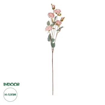 GloboStar® Artificial Garden PINK ROSE BRANCH 21142 Τεχνητό Διακοσμητικό Κλαδί Τριαντάφυλλα Ροζ Y80cm GloboStar® Artificial Garden PINK ROSE BRANCH 21142 Τεχνητό Διακοσμητικό Κλαδί Τριαντάφυλλα Ροζ Y80cm