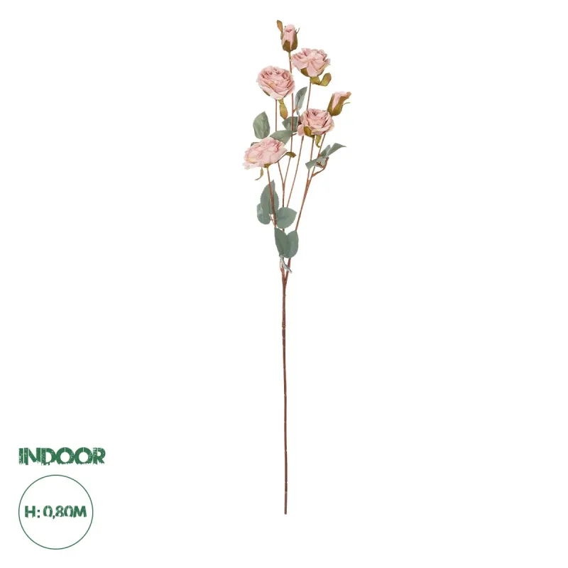 GloboStar® Artificial Garden PINK ROSE BRANCH 21142 Τεχνητό Διακοσμητικό Κλαδί Τριαντάφυλλα Ροζ Y80cm GloboStar® Artificial Garden PINK ROSE BRANCH 21142 Τεχνητό Διακοσμητικό Κλαδί Τριαντάφυλλα Ροζ Y80cm