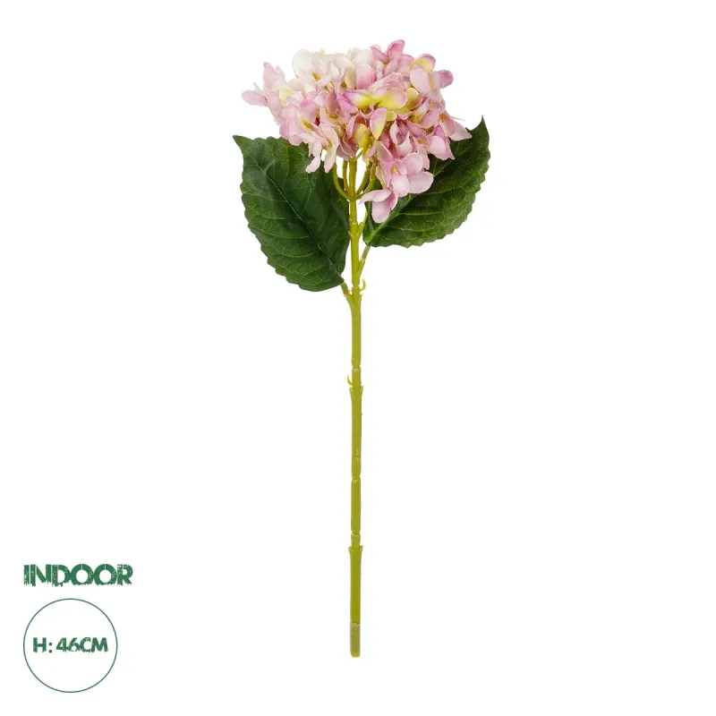 GloboStar® Artificial Garden LIGHT PINK HYDRANGEA BRANCH 21144 Τεχνητό Διακοσμητικό Κλαδί Ροζ Ορτανσία Y47cm GloboStar® Artificial Garden LIGHT PINK HYDRANGEA BRANCH 21144 Τεχνητό Διακοσμητικό Κλαδί Ροζ Ορτανσία Y47cm