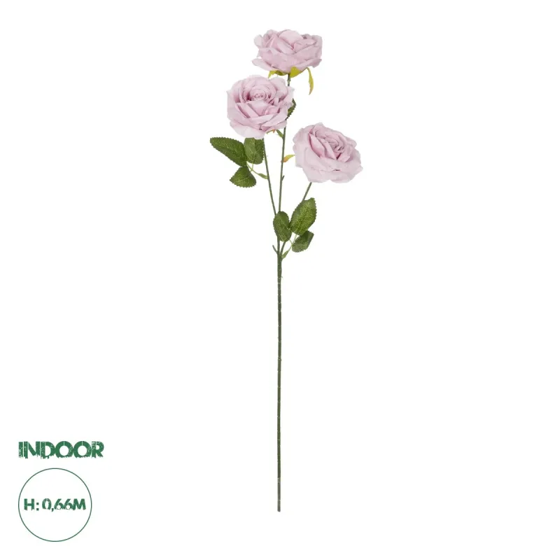 GloboStar® Artificial Garden PURPLE ROSE BRANCH 21194 Τεχνητό Διακοσμητικό Κλαδί Τριαντάφυλλα Μωβ Y66cm GloboStar® Artificial Garden PURPLE ROSE BRANCH 21194 Τεχνητό Διακοσμητικό Κλαδί Τριαντάφυλλα Μωβ Y66cm