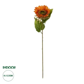 GloboStar® Artificial Garden ORANGE SUNFLOWER BRANCH 21213 Τεχνητό Διακοσμητικό Κλαδί Ηλιοτρόπιο Πορτοκαλί Y50cm GloboStar® Artificial Garden ORANGE SUNFLOWER BRANCH 21213 Τεχνητό Διακοσμητικό Κλαδί Ηλιοτρόπιο Πορτοκαλί Y50cm