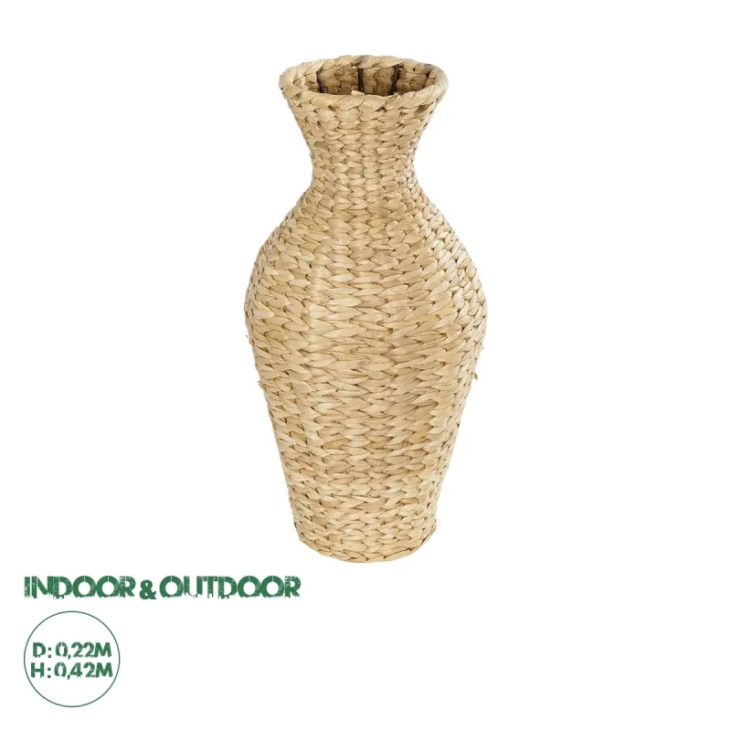 GloboStar® Artificial Garden HAVANA 21223 Διακοσμητικό Πλεκτό Καλάθι Κασπώ Γλάστρα Μπεζ Π22 x M22 x Υ42cm GloboStar® Artificial Garden HAVANA 21223 Διακοσμητικό Πλεκτό Καλάθι Κασπώ Γλάστρα Μπεζ Π22 x M22 x Υ42cm