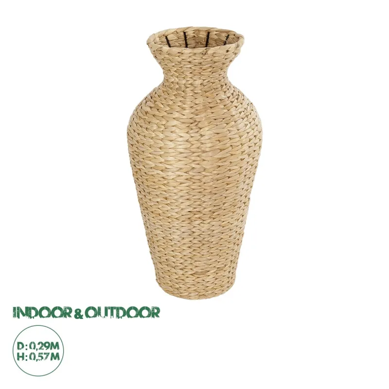 GloboStar® Artificial Garden HAVANA 21229 Διακοσμητικό Πλεκτό Καλάθι - Κασπώ Γλάστρα - Flower Pot Μπεζ Π29 x M29 x Υ57cm GloboStar® Artificial Garden HAVANA 21229 Διακοσμητικό Πλεκτό Καλάθι - Κασπώ Γλάστρα - Flower Pot Μπεζ Π29 x M29 x Υ57cm