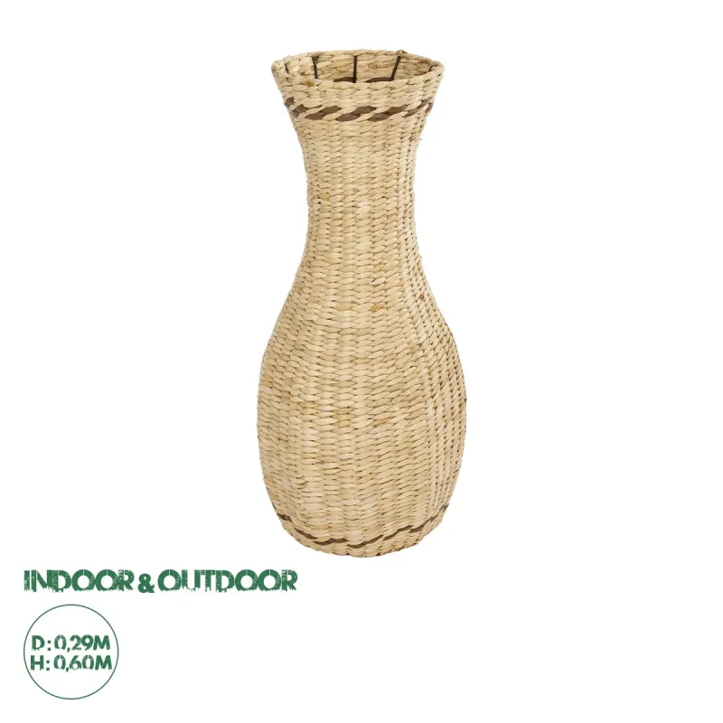 GloboStar® Artificial Garden MONACO 21235 Διακοσμητικό Πλεκτό Καλάθι - Κασπώ Γλάστρα - Flower Pot Μπεζ Φ29cm x Υ60cm GloboStar® Artificial Garden MONACO 21235 Διακοσμητικό Πλεκτό Καλάθι - Κασπώ Γλάστρα - Flower Pot Μπεζ Φ29cm x Υ60cm
