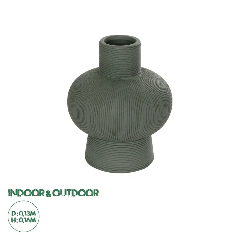 GloboStar® Artificial Garden MALACHITE 21264 Διακοσμητικό Κεραμικό Βάζo Πράσινο Π13 x Μ13 x Υ16cm GloboStar® Artificial Garden MALACHITE 21264 Διακοσμητικό Κεραμικό Βάζo Πράσινο Π13 x Μ13 x Υ16cm