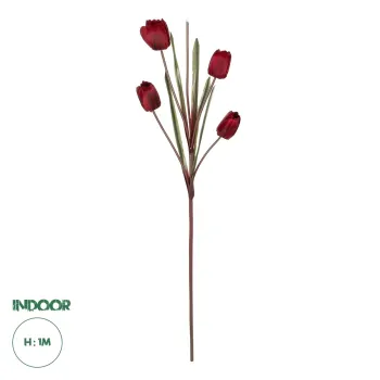 GloboStar® Artificial Garden RED TULIP BRANCH 21309 Τεχνητό Διακοσμητικό Κλαδί Κόκκινη Τουλίπα Y100cm GloboStar® Artificial Garden RED TULIP BRANCH 21309 Τεχνητό Διακοσμητικό Κλαδί Κόκκινη Τουλίπα Y100cm