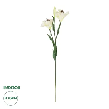 GloboStar® Artificial Garden WHITE LILY BRANCH 21310 Τεχνητό Διακοσμητικό Κλαδί Λευκό Κρίνο Y90cm GloboStar® Artificial Garden WHITE LILY BRANCH 21310 Τεχνητό Διακοσμητικό Κλαδί Λευκό Κρίνο Y90cm