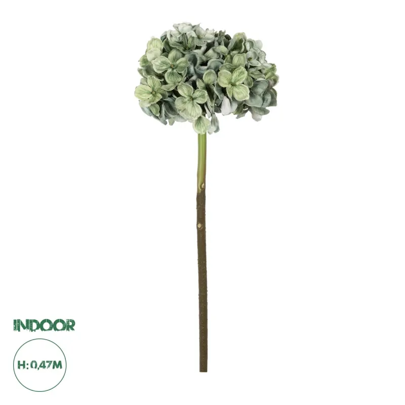 GloboStar® Artificial Garden GREEN HYDRANGEA BRANCH 21316 Τεχνητό Διακοσμητικό Κλαδί Πράσινη Ορτανσία Y47cm GloboStar® Artificial Garden GREEN HYDRANGEA BRANCH 21316 Τεχνητό Διακοσμητικό Κλαδί Πράσινη Ορτανσία Y47cm