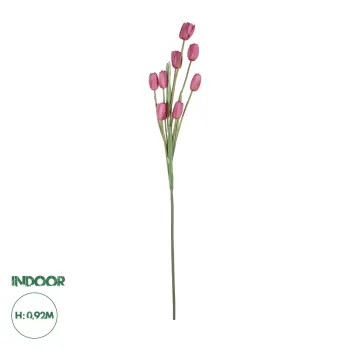 GloboStar® Artificial Garden PINK TULIP BRANCH 21319 Τεχνητό Διακοσμητικό Κλαδί Ροζ Τουλίπα Y92cm GloboStar® Artificial Garden PINK TULIP BRANCH 21319 Τεχνητό Διακοσμητικό Κλαδί Ροζ Τουλίπα Y92cm