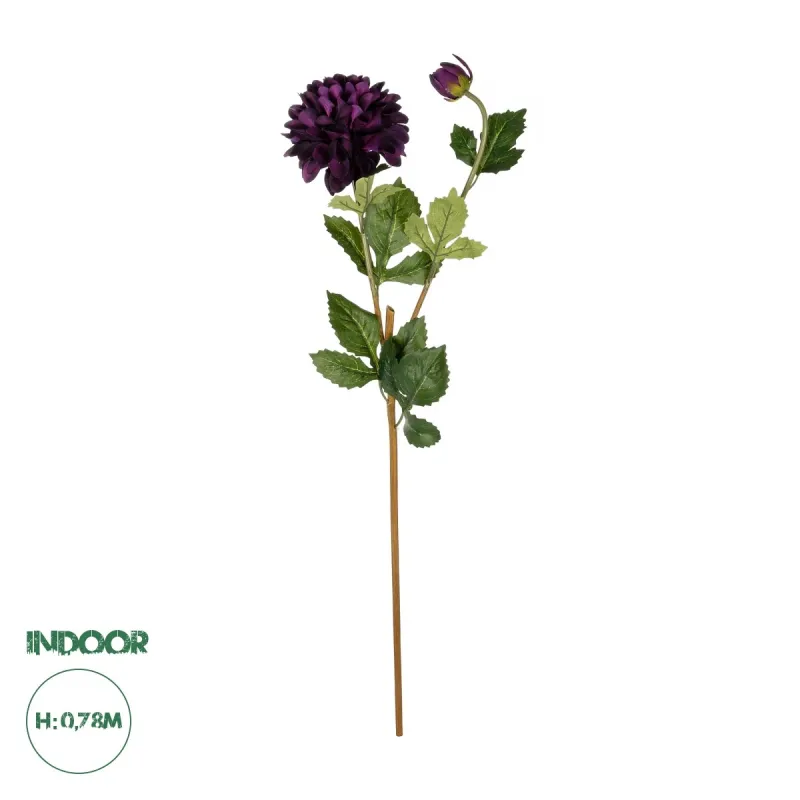 GloboStar® Artificial Garden PURPLE DHALIA BRANCH 21323 Τεχνητό Διακοσμητικό Μωβ Κλαδί Ντάλια Y78cm GloboStar® Artificial Garden PURPLE DHALIA BRANCH 21323 Τεχνητό Διακοσμητικό Μωβ Κλαδί Ντάλια Y78cm