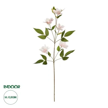 GloboStar® Artificial Garden PALE PINK CLEMANTIS BRANCH 21332 Τεχνητό Διακοσμητικό Κλαδί Ροζ Κλημεντίνα Y80cm GloboStar® Artificial Garden PALE PINK CLEMANTIS BRANCH 21332 Τεχνητό Διακοσμητικό Κλαδί Ροζ Κλημεντίνα Y80cm