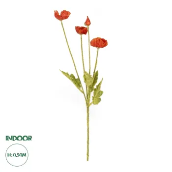 GloboStar® Artificial Garden RED POPPY BRANCH 21333 Τεχνητό Διακοσμητικό Κλαδί Παπαρούνα Κόκκινη Y50cm GloboStar® Artificial Garden RED POPPY BRANCH 21333 Τεχνητό Διακοσμητικό Κλαδί Παπαρούνα Κόκκινη Y50cm