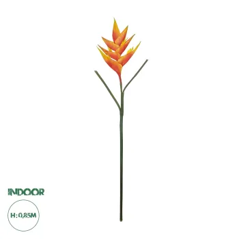 GloboStar® Artificial Garden ORANGE PEACOCK BRANCH 21397 Τεχνητό Διακοσμητικό Κλαδί Πορτοκαλί πουλί του παραδείσου Y85cm GloboStar® Artificial Garden ORANGE PEACOCK BRANCH 21397 Τεχνητό Διακοσμητικό Κλαδί Πορτοκαλί πουλί του παραδείσου Y85cm