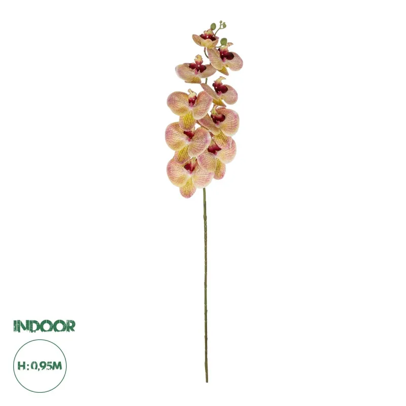 GloboStar® Artificial Garden PING SALMON ORCHID BRANCH 21405 Τεχνητό Διακοσμητικό Κλαδί  Ροζ Ορχιδέα Y95cm GloboStar® Artificial Garden PING SALMON ORCHID BRANCH 21405 Τεχνητό Διακοσμητικό Κλαδί  Ροζ Ορχιδέα Y95cm