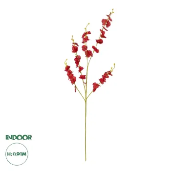 GloboStar® Artificial Garden RED DANCE ORCHID BRANCH 21413 Τεχνητό Διακοσμητικό Κλαδί Κόκκινη Ορχιδέα Y90cm GloboStar® Artificial Garden RED DANCE ORCHID BRANCH 21413 Τεχνητό Διακοσμητικό Κλαδί Κόκκινη Ορχιδέα Y90cm