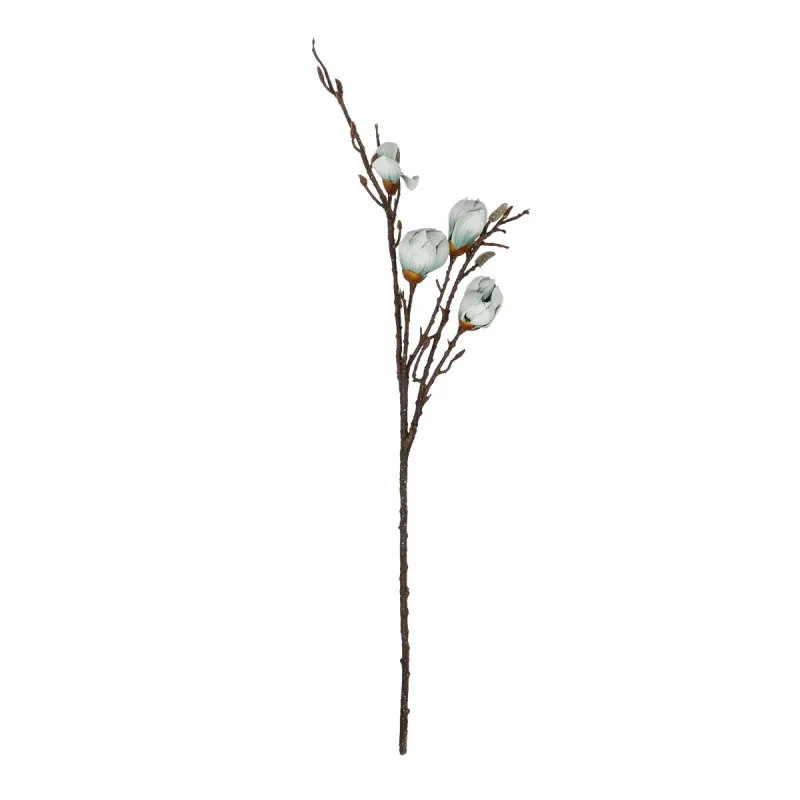 GloboStar® Artificial Garden LIGHT BLUE MAGNOLIA BRANCH 21420 Τεχνητό Διακοσμητικό Κλαδί Μπλε Μανόλια Y105cm GloboStar® Artificial Garden LIGHT BLUE MAGNOLIA BRANCH 21420 Τεχνητό Διακοσμητικό Κλαδί Μπλε Μανόλια Y105cm