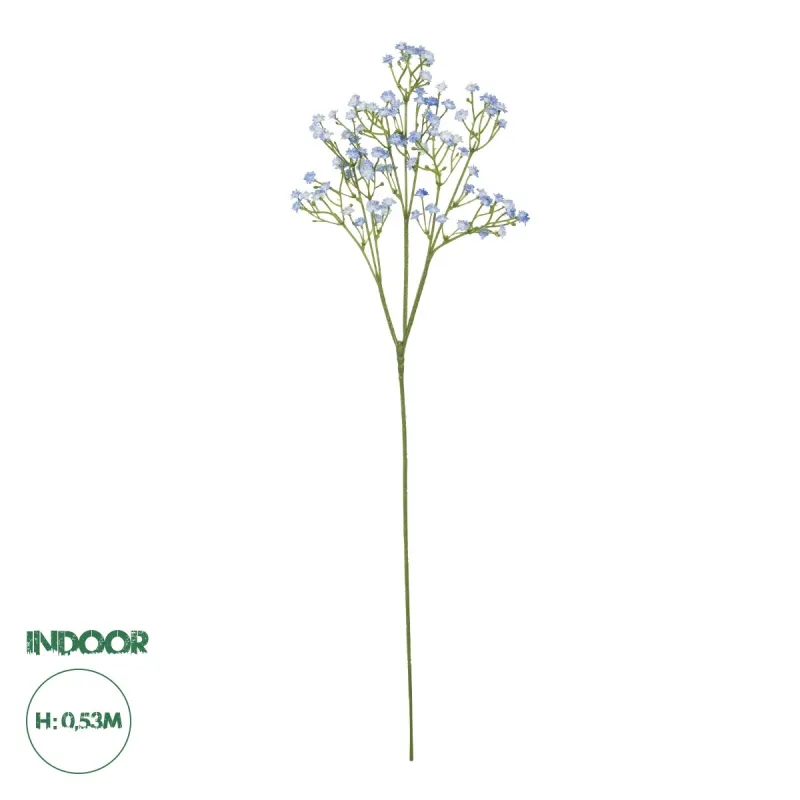 GloboStar® Artificial Garden BLUE BRANCH BABY BREATH 21296 Τεχνητό Διακοσμητικό Κλαδί Μπλέ Γυψοφίλης Y53cm GloboStar® Artificial Garden BLUE BRANCH BABY BREATH 21296 Τεχνητό Διακοσμητικό Κλαδί Μπλέ Γυψοφίλης Y53cm