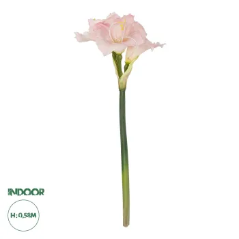 GloboStar® Artificial Garden PINK KAFFIR LILY BRANCH 21390 Τεχνητό Διακοσμητικό Κλαδί Ροζ Κρίνο Y58cm GloboStar® Artificial Garden PINK KAFFIR LILY BRANCH 21390 Τεχνητό Διακοσμητικό Κλαδί Ροζ Κρίνο Y58cm