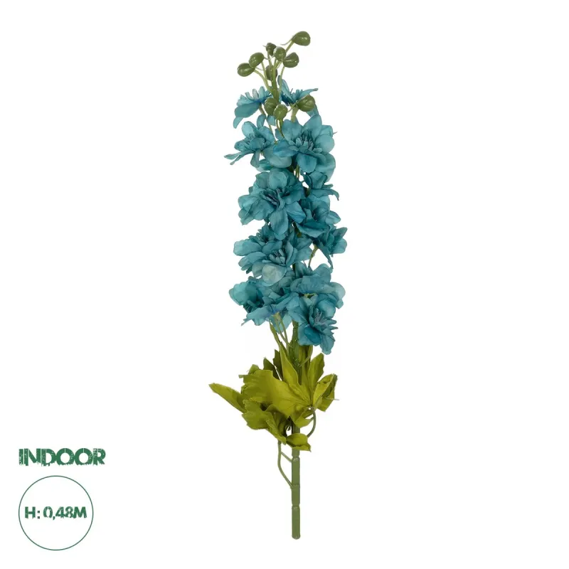 GloboStar® Artificial Garden BLUE DELPHINIUM FLOWER BRANCH 21394 Τεχνητό Διακοσμητικό Κλαδί Δελφίνιο Y48cm GloboStar® Artificial Garden BLUE DELPHINIUM FLOWER BRANCH 21394 Τεχνητό Διακοσμητικό Κλαδί Δελφίνιο Y48cm