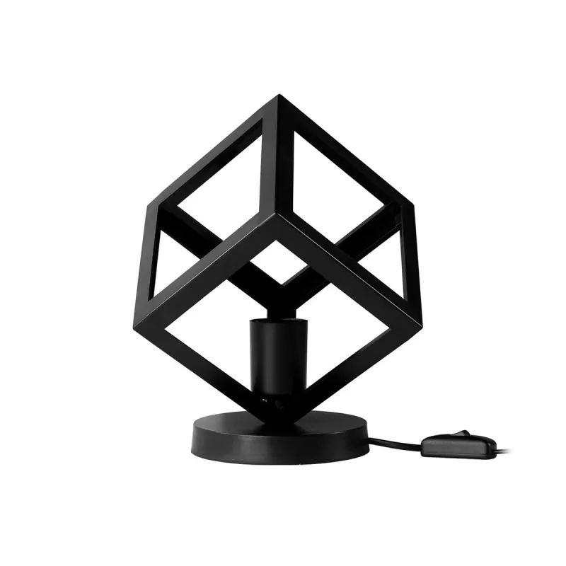 GloboStar® DISE 203-0272 Μοντέρνο Eπιτραπέζιο Φωτιστικό Μονόφωτο 1 x E27 IP20 Μαύρο Πλαστικό - Μ28 x Π28 x Υ29cm GloboStar® DISE 203-0272 Μοντέρνο Eπιτραπέζιο Φωτιστικό Μονόφωτο 1 x E27 IP20 Μαύρο Πλαστικό - Μ28 x Π28 x Υ29cm