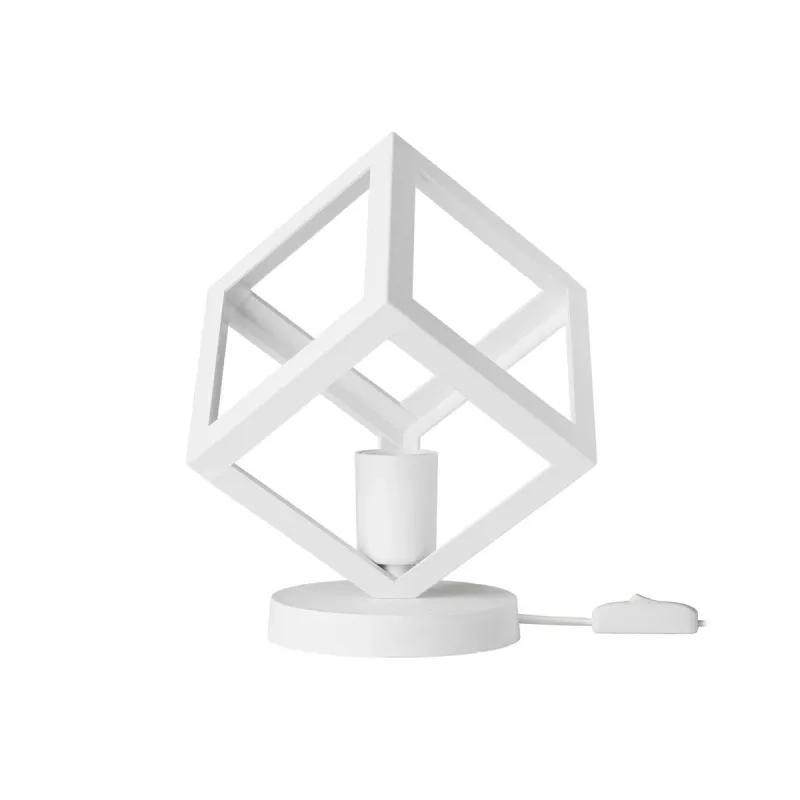 GloboStar® DISE 203-0273 Μοντέρνο Eπιτραπέζιο Φωτιστικό Μονόφωτο 1 x E27 IP20 Λευκό Πλαστικό - Μ28 x Π28 x Υ29cm GloboStar® DISE 203-0273 Μοντέρνο Eπιτραπέζιο Φωτιστικό Μονόφωτο 1 x E27 IP20 Λευκό Πλαστικό - Μ28 x Π28 x Υ29cm