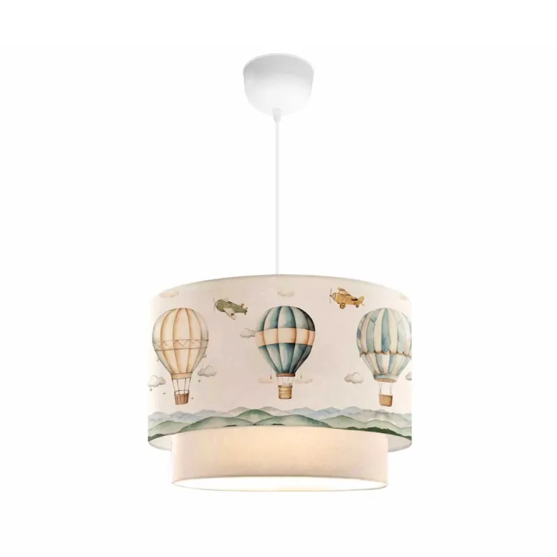 GLOBOSTAR® BALLON 204-0121 Παιδικό Κρεμαστό Φωτιστικό Οροφής με Ντουί 1 x E27 AC 220-240V IP20 - Πολύχρωμο - Μ30 x Π30 x Υ20cm GLOBOSTAR® BALLON 204-0121 Παιδικό Κρεμαστό Φωτιστικό Οροφής με Ντουί 1 x E27 AC 220-240V IP20 - Πολύχρωμο - Μ30 x Π30 x Υ20cm