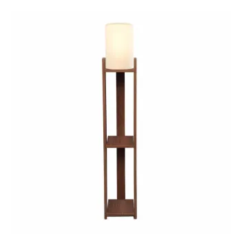 GloboStar® VENTORA 204-0125 Μοντέρνο Eπιδαπέδιο Φωτιστικό Μονόφωτο 1 x E27 IP20 Καφέ Ξύλο με Μπεζ Ύφασμα - Μ20 x Π20 x Υ142cm GloboStar® VENTORA 204-0125 Μοντέρνο Eπιδαπέδιο Φωτιστικό Μονόφωτο 1 x E27 IP20 Καφέ Ξύλο με Μπεζ Ύφασμα - Μ20 x Π20 x Υ142cm