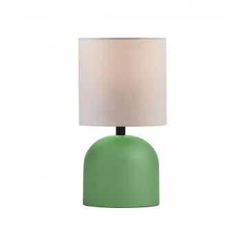 GloboStar® LOREN 204-0136 Μοντέρνο Eπιτραπέζιο Φωτιστικό Μονόφωτο 1 x E27 IP20 Πράσινο Μέταλλο με Μπεζ Ύφασμα - Μ15 x Π15 x Υ31cm GloboStar® LOREN 204-0136 Μοντέρνο Eπιτραπέζιο Φωτιστικό Μονόφωτο 1 x E27 IP20 Πράσινο Μέταλλο με Μπεζ Ύφασμα - Μ15 x Π15 x Υ31cm