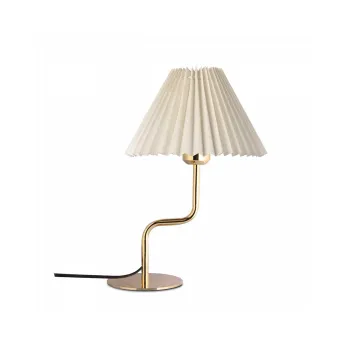 GloboStar® LIVL 204-0169 Μοντέρνο Eπιτραπέζιο Φωτιστικό Μονόφωτο 1 x E27 IP20 Χρυσό Μέταλλο με Μπεζ Ύφασμα - Μ22 x Π22 x Υ34cm GloboStar® LIVL 204-0169 Μοντέρνο Eπιτραπέζιο Φωτιστικό Μονόφωτο 1 x E27 IP20 Χρυσό Μέταλλο με Μπεζ Ύφασμα - Μ22 x Π22 x Υ34cm