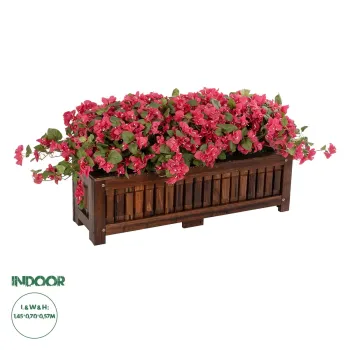GloboStar® Artificial Garden BOUGAINVILLEA PLANT 20666 Τεχνητό Διακοσμητικό Φυτό Μπουκανβίλια Π145 x Μ70 x Y57cm