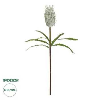 GloboStar® Artificial Garden WHITE STIPA FRUIT BRANCH 21374 Τεχνητό Διακοσμητικό Κλαδί Στίπα Y69cm GloboStar® Artificial Garden WHITE STIPA FRUIT BRANCH 21374 Τεχνητό Διακοσμητικό Κλαδί Στίπα Y69cm