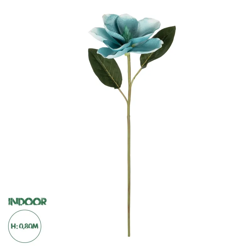 GloboStar® Artificial Garden BLUE MAGNOLIA BRANCH 21425 Τεχνητό Διακοσμητικό Κλαδί Μπλε Μανόλια Y80cm GloboStar® Artificial Garden BLUE MAGNOLIA BRANCH 21425 Τεχνητό Διακοσμητικό Κλαδί Μπλε Μανόλια Y80cm