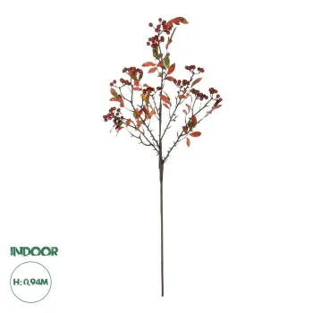 GloboStar® Artificial Garden BROWN BERRIES FRUIT BRANCH 21444 Τεχνητό Διακοσμητικό Κλαδί Κάφε Γκί Y94cm GloboStar® Artificial Garden BROWN BERRIES FRUIT BRANCH 21444 Τεχνητό Διακοσμητικό Κλαδί Κάφε Γκί Y94cm