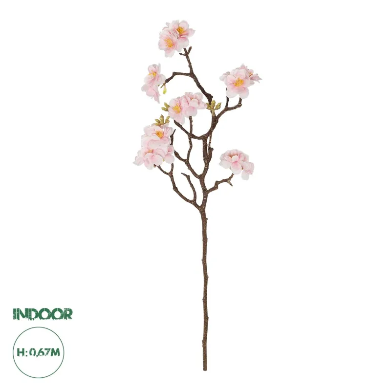 GloboStar® Artificial Garden PINK CHERRY BLOSSOM BRANCH 21454 Τεχνητό Διακοσμητικό Κλαδί Ροζ Κερασίας Y67cm GloboStar® Artificial Garden PINK CHERRY BLOSSOM BRANCH 21454 Τεχνητό Διακοσμητικό Κλαδί Ροζ Κερασίας Y67cm