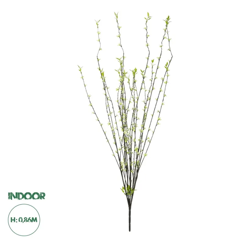GloboStar® Artificial Garden GREEN WILLOW FLOWER BRANCH 21458 Τεχνητό Διακοσμητικό Κλαδί Λευκή Ιτιά Y86cm GloboStar® Artificial Garden GREEN WILLOW FLOWER BRANCH 21458 Τεχνητό Διακοσμητικό Κλαδί Λευκή Ιτιά Y86cm