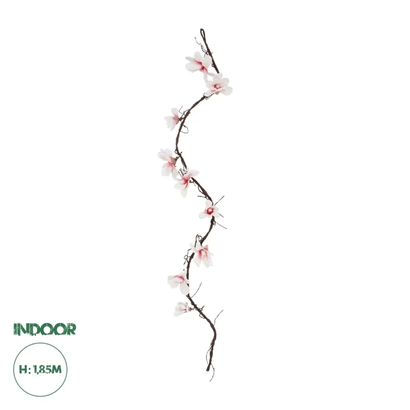 GloboStar® Artificial Garden MAGNOLIA FLOWER VINE 21470 Τεχνητό Διακοσμητικό Κλαδί Μανόλιας Y185cm GloboStar® Artificial Garden MAGNOLIA FLOWER VINE 21470 Τεχνητό Διακοσμητικό Κλαδί Μανόλιας Y185cm