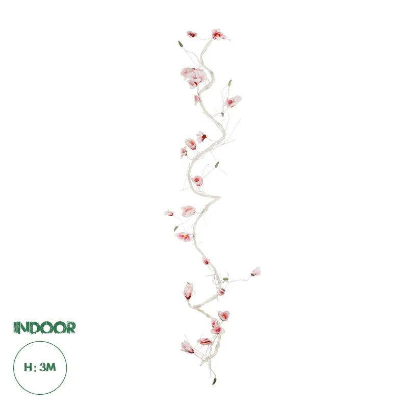 GloboStar® Artificial Garden MANGOLIA FLOWER VINE 21473 Τεχνητό Διακοσμητικό Κλαδί Μανόλιας  Y300cm GloboStar® Artificial Garden MANGOLIA FLOWER VINE 21473 Τεχνητό Διακοσμητικό Κλαδί Μανόλιας  Y300cm