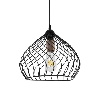 GLOBOSTAR® STARLA 201-0013 Vintage Κρεμαστό Φωτιστικό Οροφής με Ντουί 1 x E27 AC 220-240V IP20 - Μαύρο & Ροζ Χρυσό - Μ31 x Π31 x Υ30cm GLOBOSTAR® STARLA 201-0013 Vintage Κρεμαστό Φωτιστικό Οροφής με Ντουί 1 x E27 AC 220-240V IP20 - Μαύρο & Ροζ Χρυσό - Μ31 x Π31 x Υ30cm
