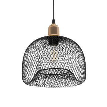 GLOBOSTAR® GLOZIA 201-0018 Μοντέρνο Κρεμαστό Φωτιστικό Οροφής με Ντουί 1 x E27 AC 220-240V IP20 - Μαύρο & Χρυσό - Μ25 x Π25 x Υ26cm GLOBOSTAR® GLOZIA 201-0018 Μοντέρνο Κρεμαστό Φωτιστικό Οροφής με Ντουί 1 x E27 AC 220-240V IP20 - Μαύρο & Χρυσό - Μ25 x Π25 x Υ26cm