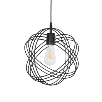 GLOBOSTAR® GLOWN 201-0023 Μοντέρνο Κρεμαστό Φωτιστικό Οροφής με Ντουί 1 x E27 AC 220-240V IP20 - Μαύρο - Μ30 x Π30 x Υ33cm GLOBOSTAR® GLOWN 201-0023 Μοντέρνο Κρεμαστό Φωτιστικό Οροφής με Ντουί 1 x E27 AC 220-240V IP20 - Μαύρο - Μ30 x Π30 x Υ33cm